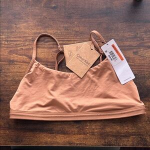 Calvin Klein Light Brown/Tan Soft Bralette
